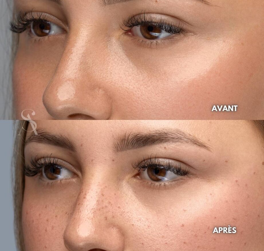 tatouage tache de rousseur avant apres