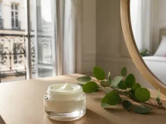 Avis Filorga Time-Filler : que vaut le soin n°1 Que Choisir ? Filorga Time Filler avis présenté sur une table en bois avec de la lumière naturelle